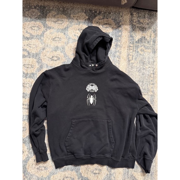 Darc Sport x Marvel Spider-Man WITH GREAT POWER Hoodie XL Excellent Condition - Picture 2 of 5